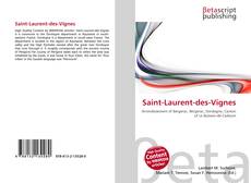 Portada del libro de Saint-Laurent-des-Vignes