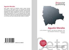 Copertina di Agustín Morales