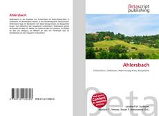 Buchcover von Ahlersbach