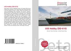 Copertina di USS Hobby (DD-610)