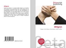 Couverture de Ahlgren