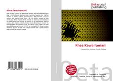 Copertina di Rhea Kewalramani