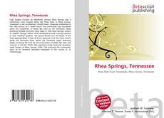 Buchcover von Rhea Springs, Tennessee