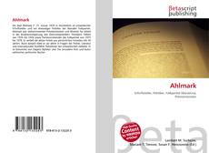 Couverture de Ahlmark