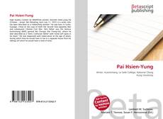 Copertina di Pai Hsien-Yung