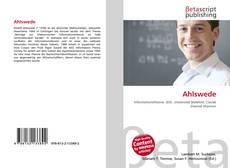 Copertina di Ahlswede