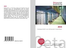 Capa do livro de Ahlt 