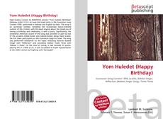 Capa do livro de Yom Huledet (Happy Birthday) 
