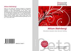 Capa do livro de Ahlum (Rohrberg) 