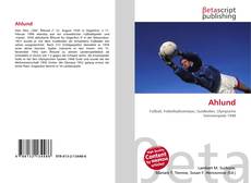 Buchcover von Ahlund