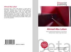 Buchcover von Ahmad Abu Laban
