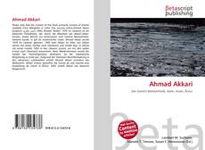 Buchcover von Ahmad Akkari