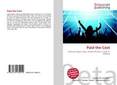 Buchcover von Paid the Cost