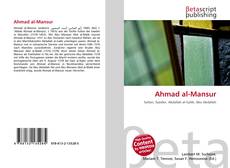 Buchcover von Ahmad al-Mansur
