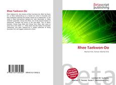 Buchcover von Rhee Taekwon-Do
