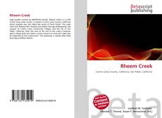 Copertina di Rheem Creek