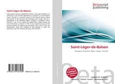 Buchcover von Saint-Léger-de-Balson