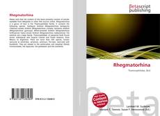 Buchcover von Rhegmatorhina