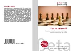 Yona Kosashvili kitap kapağı