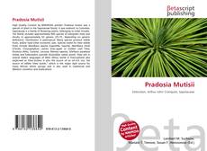 Buchcover von Pradosia Mutisii