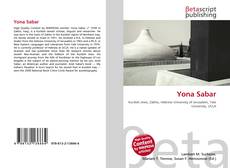 Copertina di Yona Sabar