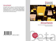 Ahmad Batebi kitap kapağı