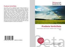 Pradosia Verticillata kitap kapağı