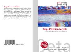 Copertina di Paige Peterson (Artist)