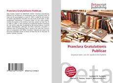 Couverture de Praeclara Gratulationis Publicae