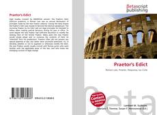 Copertina di Praetor's Edict