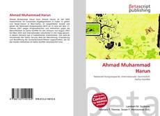 Buchcover von Ahmad Muhammad Harun