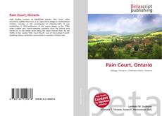Buchcover von Pain Court, Ontario