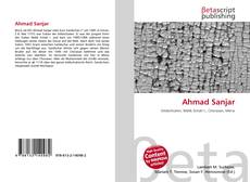 Couverture de Ahmad Sanjar