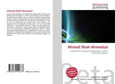 Buchcover von Ahmad Shah Ahmadzai