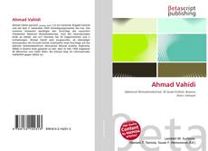 Copertina di Ahmad Vahidi