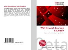 Couverture de Wolf Heinrich Graf von Baudissin