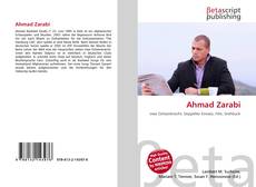 Copertina di Ahmad Zarabi