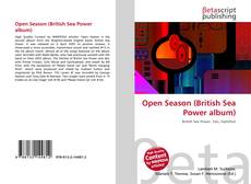 Buchcover von Open Season (British Sea Power album)