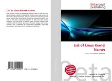 Buchcover von List of Linux Kernel Names