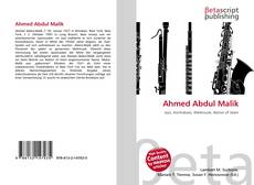 Copertina di Ahmed Abdul Malik