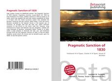 Couverture de Pragmatic Sanction of 1830
