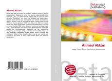 Copertina di Ahmed Akkari