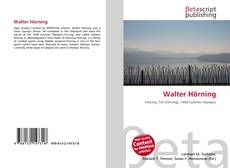 Copertina di Walter Hörning