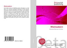 Buchcover von Rheinzabern