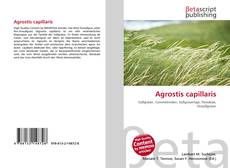 Buchcover von Agrostis capillaris