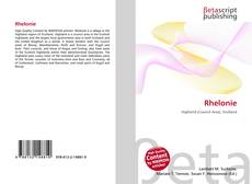 Capa do livro de Rhelonie 