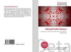 Couverture de Ahmed Fathi Sorour