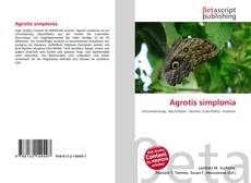 Couverture de Agrotis simplonia