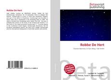 Buchcover von Robbe De Hert