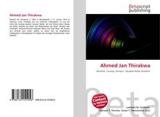 Buchcover von Ahmed Jan Thirakwa